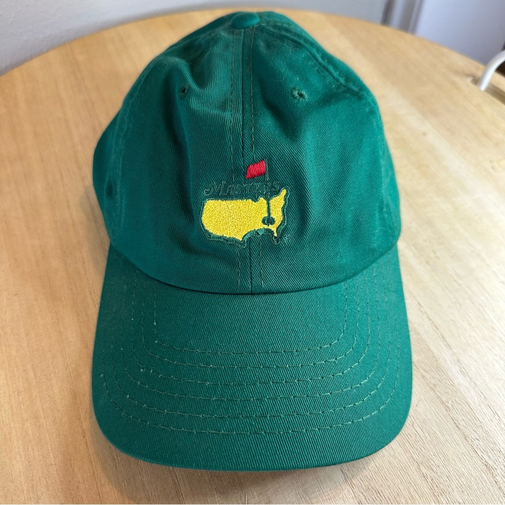 Masters Augusta National Hat Cap Strap Back American Needle Green Cotton Adj